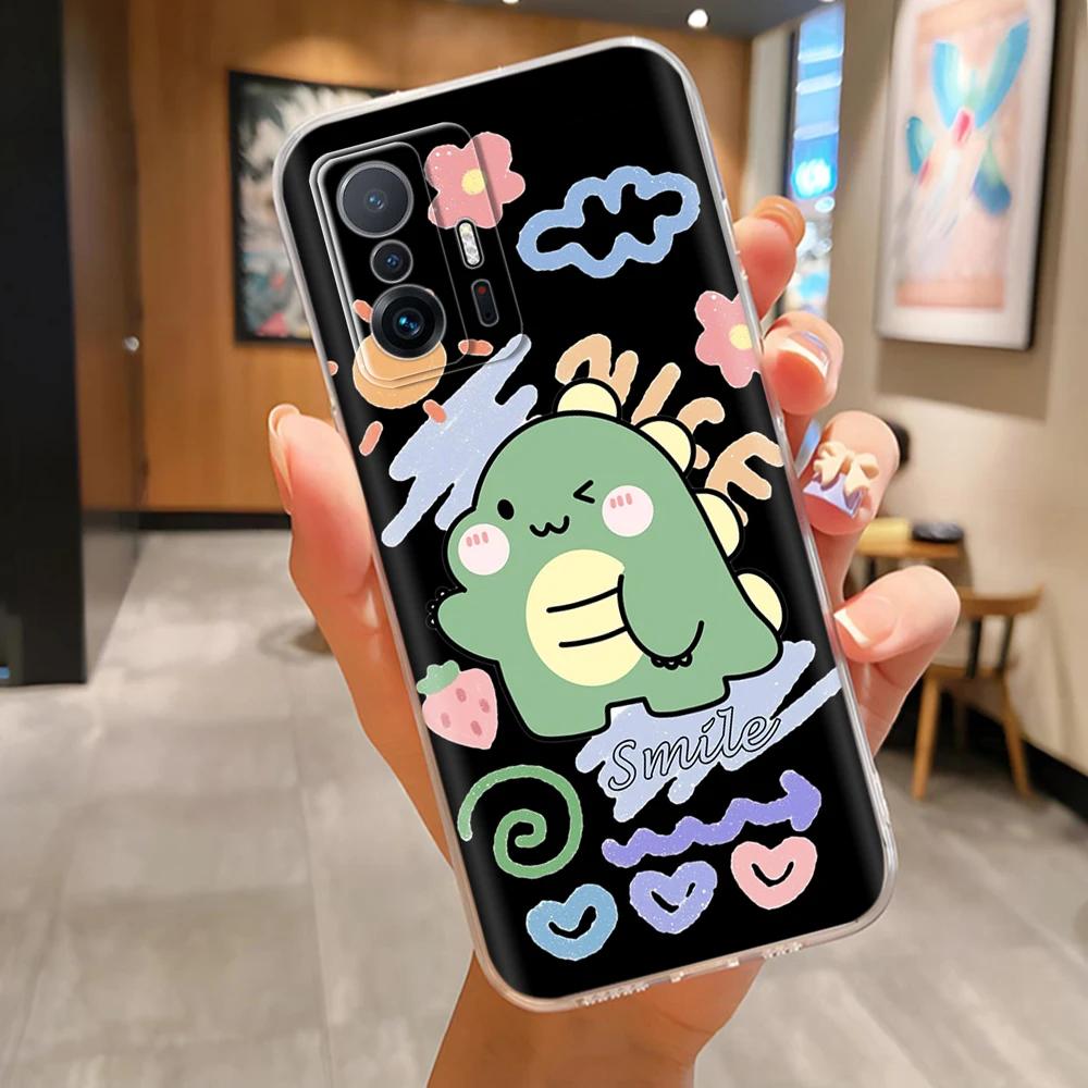 Для Xiaomi 11T Pro Чехол для телефона Модный Фэнтези Прозрачный Чехол Для Xiaomi Mi 11T Pro Mi11T ТПУ Силиконовый Противоударный Задние Крышки Funda