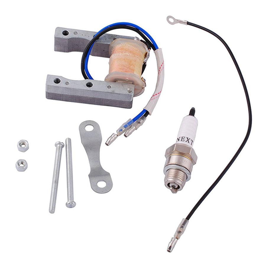 Катушка зажигания для скутера, сменный двигатель, мотоцикл, скутер, гоночный велосипед, свеча зажигания для моторизованного двигателя 49 куб. см, 66 куб. см, 80 куб. см