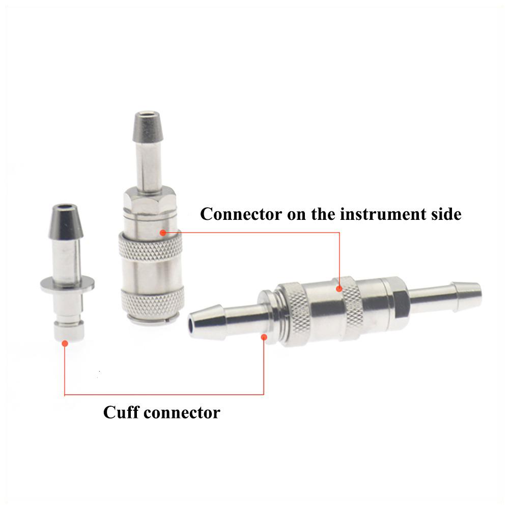 Универсальный быстрый разъем для MEK, Edan, Mindray, Nellcor, Siemens и т. д. Манжета для измерения артериального давления, однотрубная соединительная заглушка для воздушного шланга