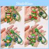2024 Ninja Turtles Silicone Keychain Cute Cartoon Figure Creative Key Ring Accessory