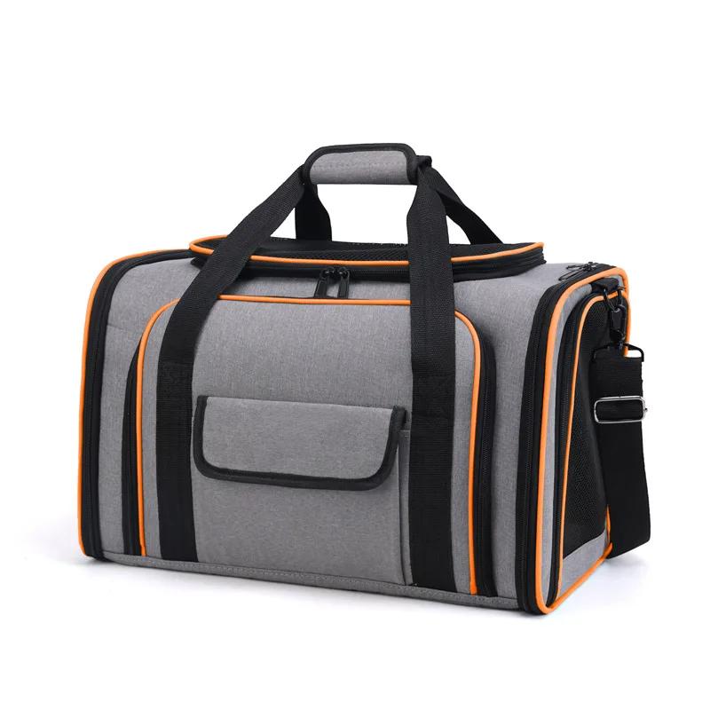 Cat Pet Bag Out Portable Shoulder Bag Expandable Foldable Large Space Breathable Pet Supplies Cat Carrier