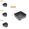 Round And Square Cake Molds Carbon Steel Nonstick Detachable Bottom For Commercial Baking