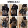 Backpack Chain Retro Bag New Tote Bag Autumn and Winter Large Capacity Shoulder Commuter Women's Bag Leisure Bag