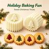 1/2pcs Detachable Sunflower Cake Press Mold Pineapple Tower Biscuits Mold  Mid Autumn Baking