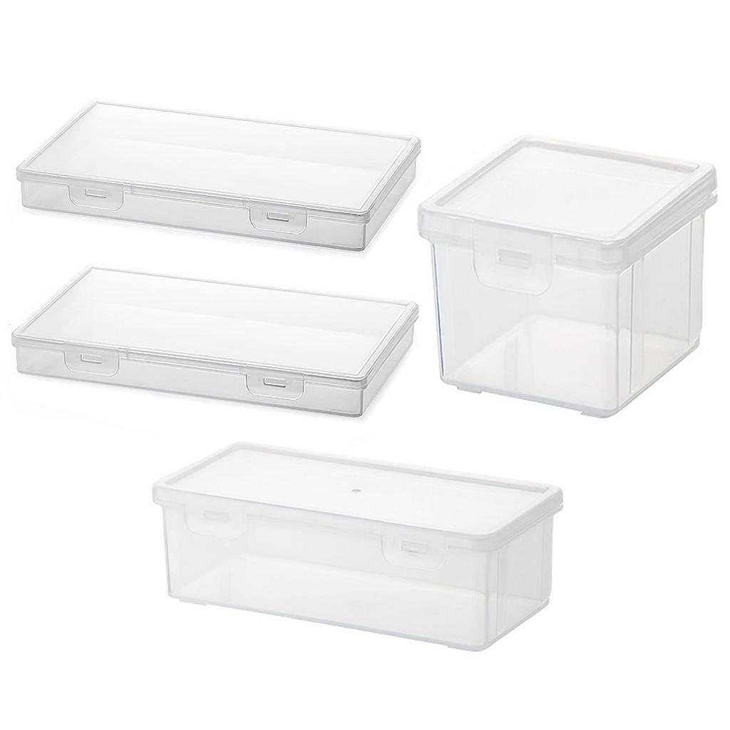Refrigerator Storage Box with Lid Food Grade Transparent Frozing Meat Box Large Capacity Multi-function Vegetable Fruit Food Preservation Container