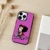 M-mafalda Phone Case Color Silver Shell For IPhone 17 16 15 14 13 12 11 Pro Max Plus