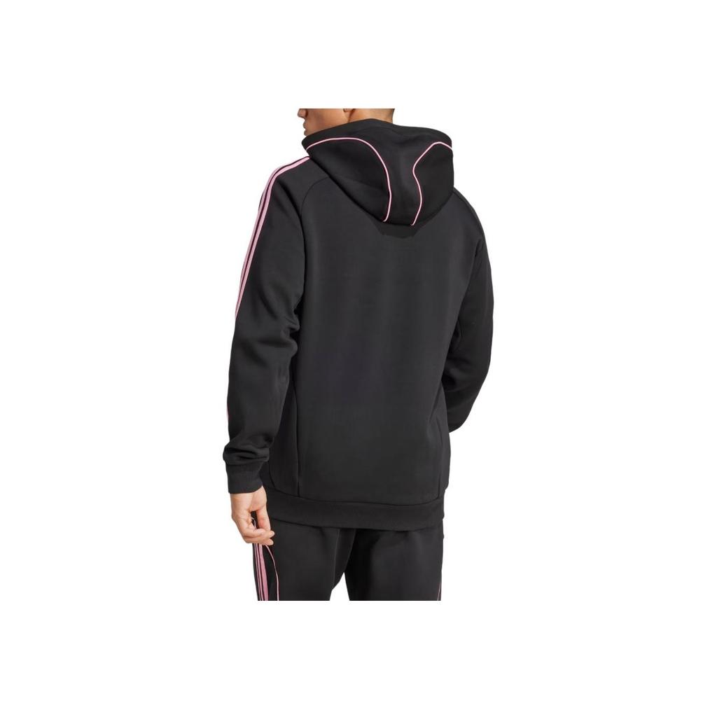 Adidas Inter Miami CF UBP Travel Hoodie Black Men Streetwear JE5534