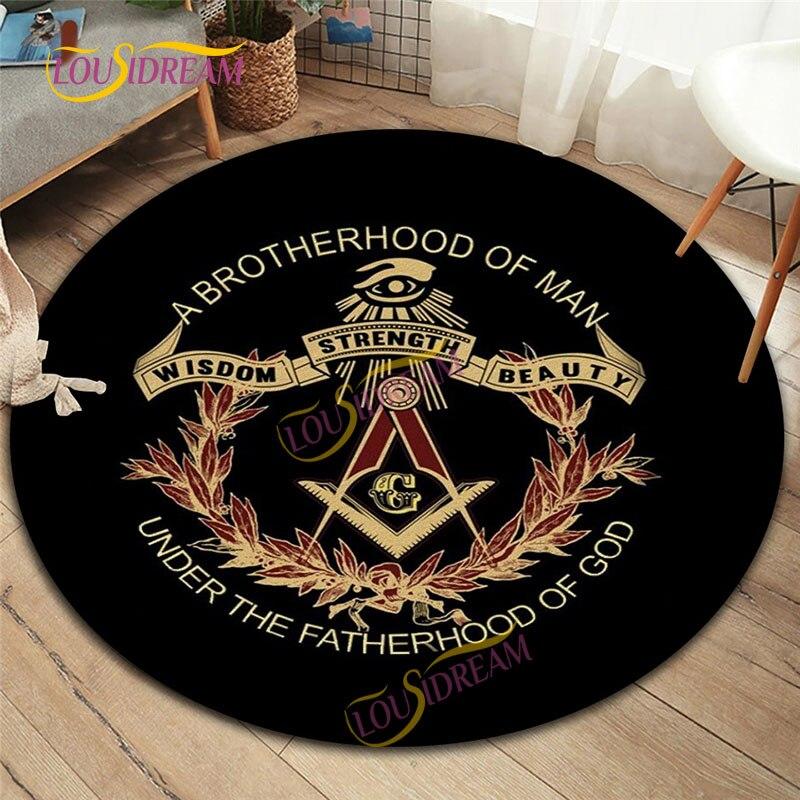 Масонские круглые коврики. Коврик для домашнего игрового стула. Масонский коврик для детской комнаты. Коврик для компьютерного стула. Коврик для деревянного пола масонов.