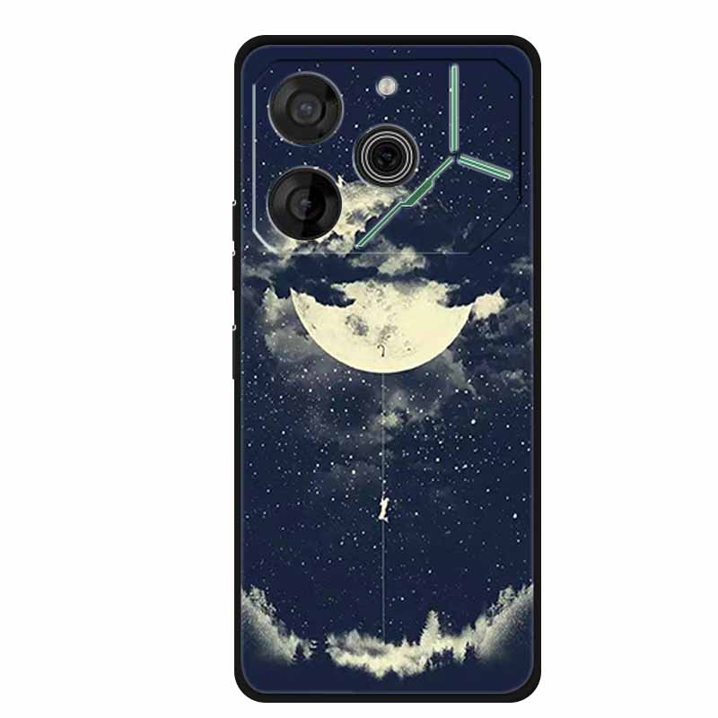 Для Tecno Pova 6 Чехол Роскошный ТПУ Мягкий Силикон Чехлы для Телефона Задняя Крышка для Tecno Pova6 2024 6.78" Ударопрочный Любовь Новый Милый Чехол