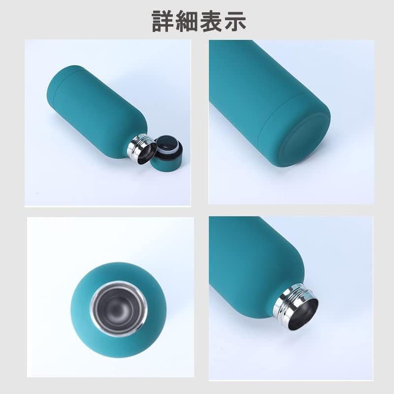 350500750ml Vacuum Insulated Stainless Steel Water Bottle, Keeps Water Cold or Hot, Holds Ice, Screw Top, Lightweight, Stylish, One-Touch Operation,