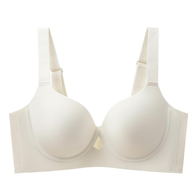 Plus-size Lingerie Women's Thin Close-in Bra Adjustable Breast Retraction Bras Without Underwire Plus-size Beautiful Back Bra Push Up Bra