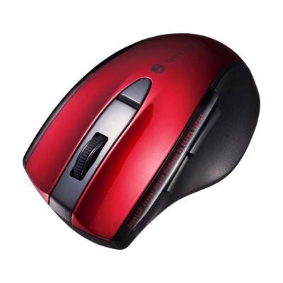 SANWA SUPPLY Bluetooth Синий 5 Кнопок и Средняя Мышь, Тихая, Светодиодная, (Назад Вперед), Размер, Красный, MA-BTBL167R