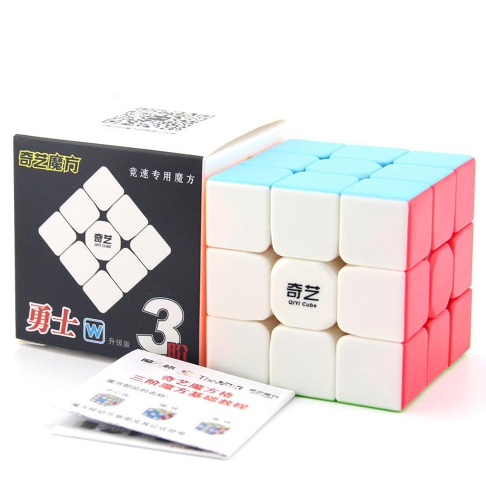 Qiyi Warrior W 3x3x3 Magic Cube Professional 3x3 Speed Cubes Puzzles Qiyi Warrior S 3 by 3 Speed Cube Children's Educational Toy