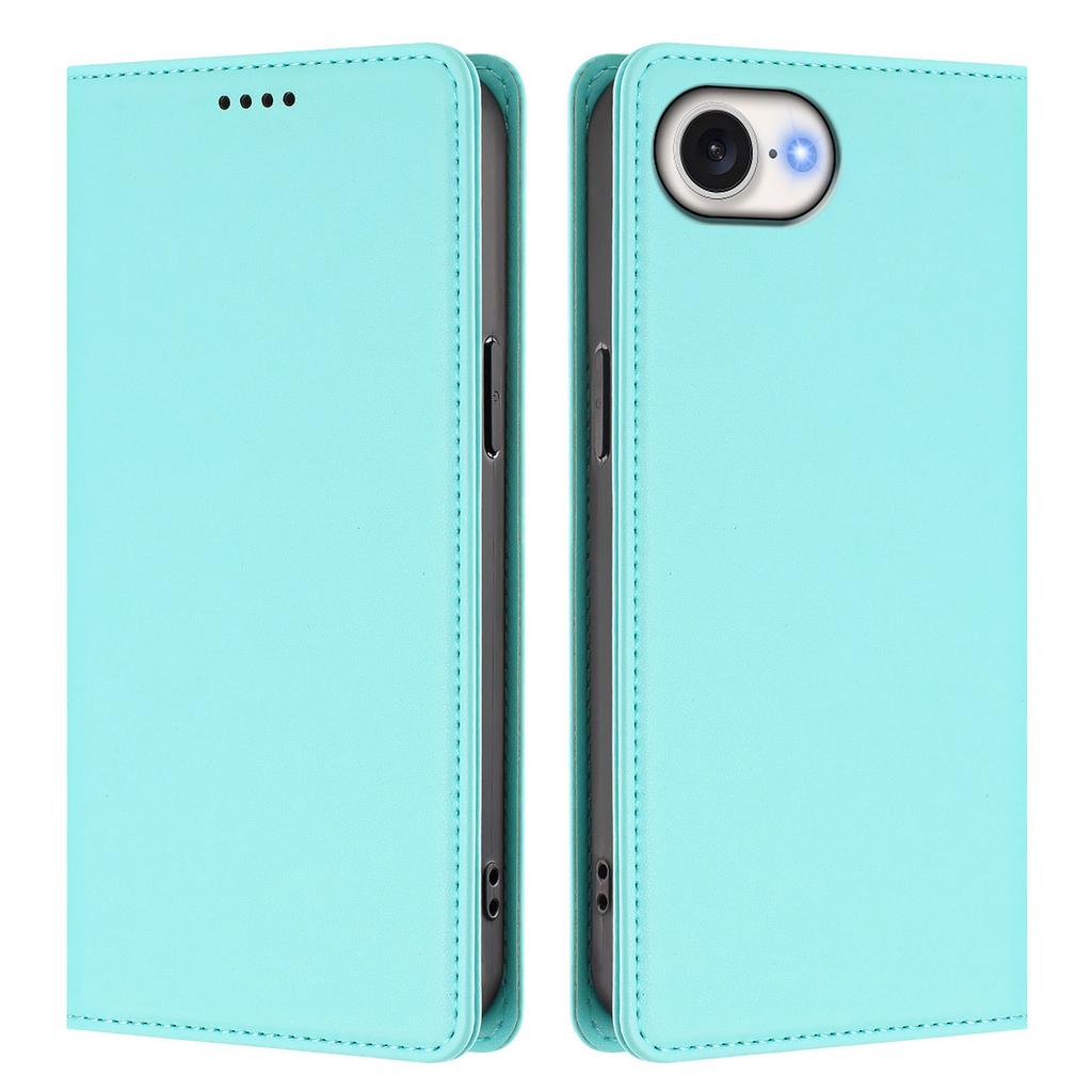For iPhone SE (1st generation)/iPhone SE (2020)/iPhone SE (2022)/iPhone 16e Leather Wallet Case Magnetic Closure RFID Blocking Phone Cover