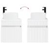 Bathroom Cabinet Set 5 pcs White 50 x 14.5 x 70 cm