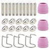 Sets for AG-60 SG-55 Plasma Cutter Torch Consumables Electrode Tips Shield Guide