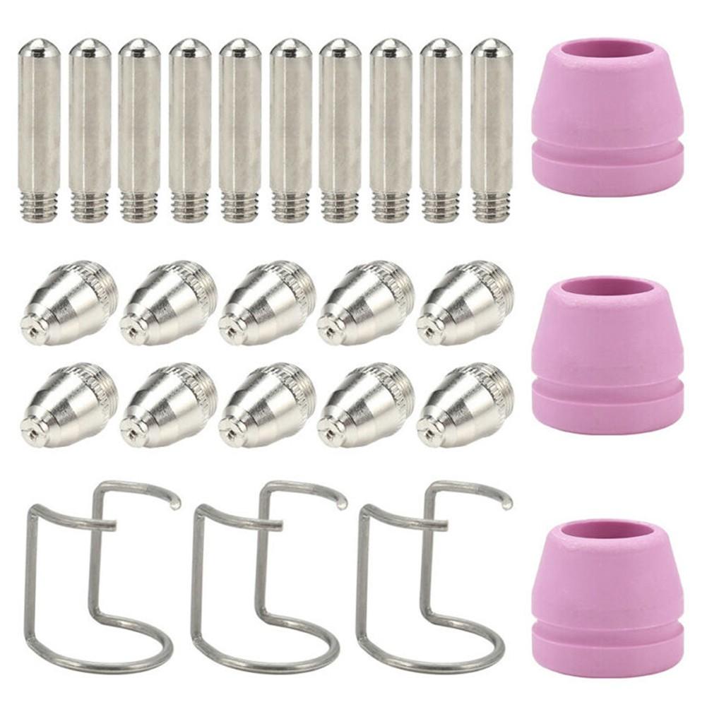 Sets for AG-60 SG-55 Plasma Cutter Torch Consumables Electrode Tips Shield Guide