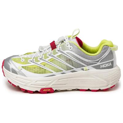 Кроссовки унисекс Nicole McLaughlin x HOKA Mafate Three2 White Neon Желтые 1153931-WNN