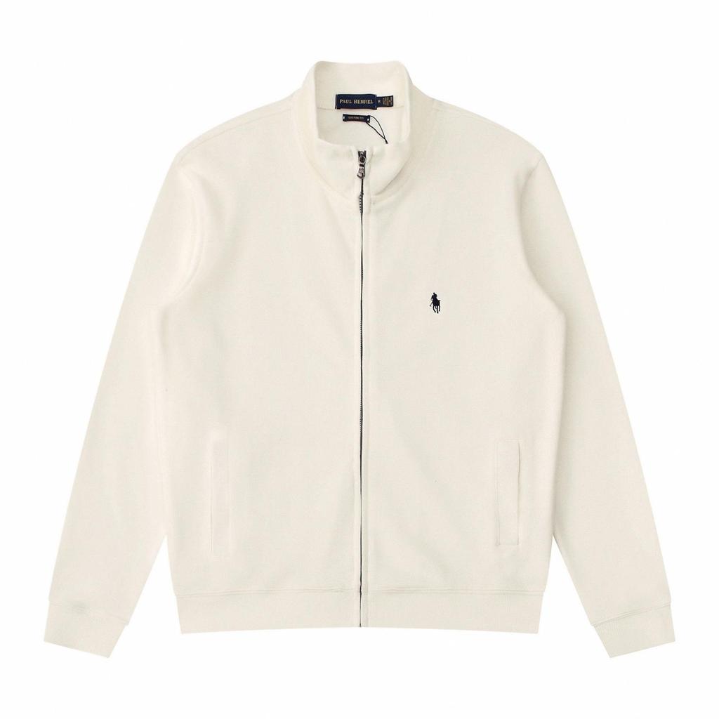 Мужской кардиган-свитер с воротником-стойкой на молнии, с логотипом Little Horse, для осени/зимы