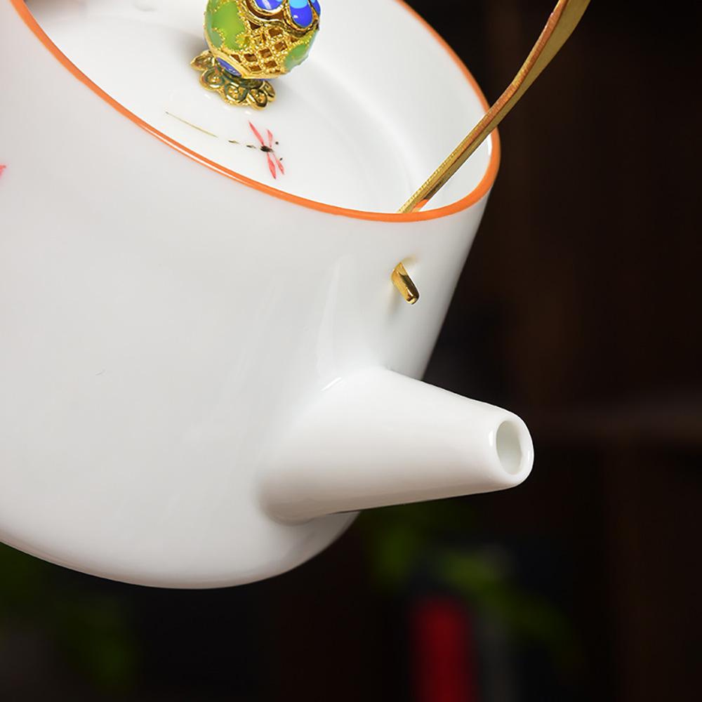 Hand Painted Lifting Beam Pot Teapot Puer Tea Teapots Tea Ceremony Set Heated Kettle Kettle Oriental Moroccan Teapot Clay Gaiwan