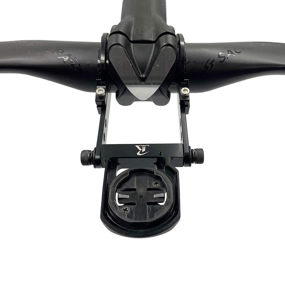 Rec-Mounts Garmin Аэро-крепление Комбо Узкий Двусторонний Тип 19 с Нижним Адаптером Совместимо с Garmin Edge 1050 Диаметр Зажима Руля 31.8 мм