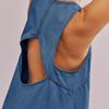 Backless Dress 2026 Denim Dress Women's Summer New Casual Sleeveless Halter Short Skirt A-line Skirt