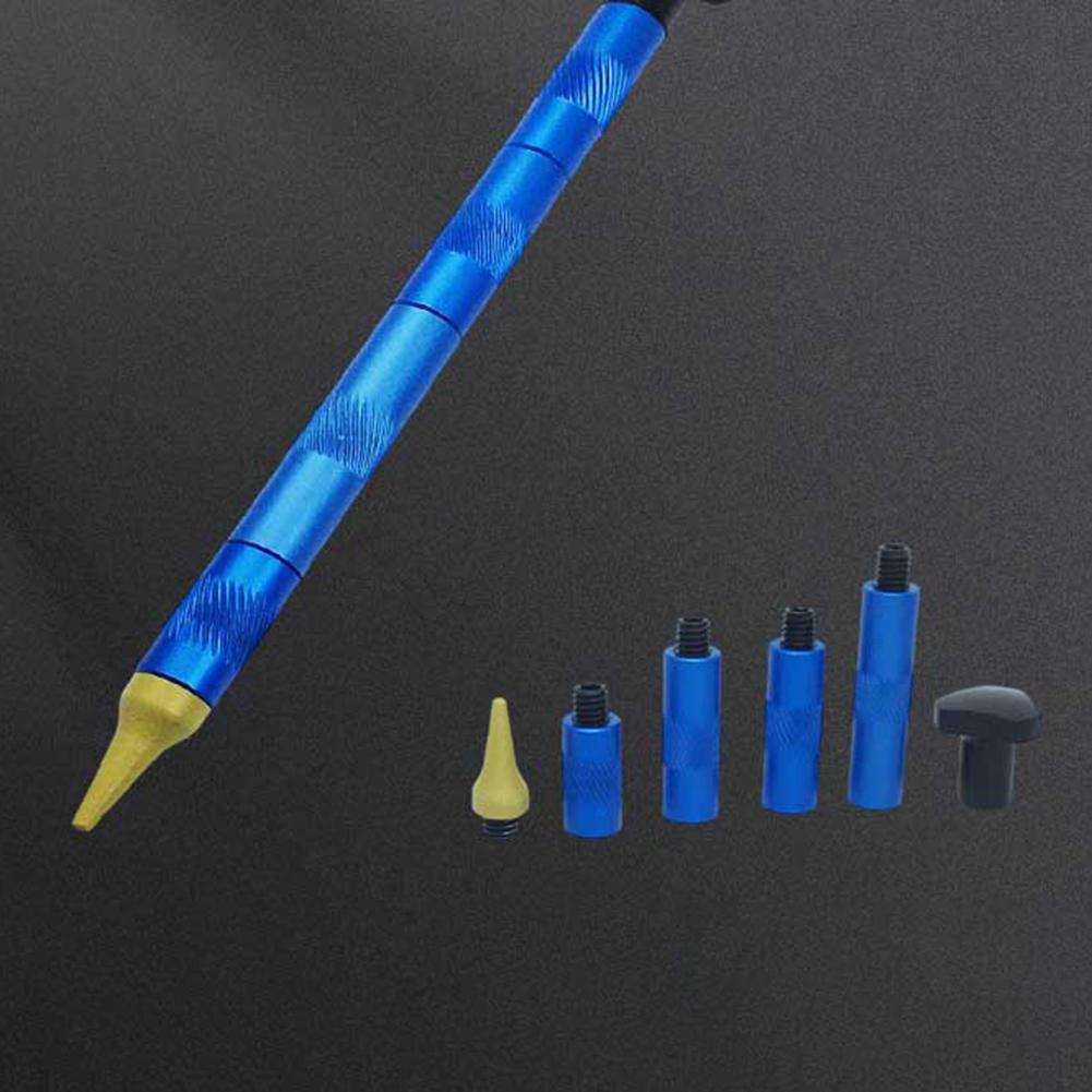 Инструменты для ремонта вмятин без покраски автомобиля Инструменты для выбивания вмятин из алюминиевого сплава Ручка-скоба Регулируемая длина Ручка-карандаш для ремонта вмятин на автомобиле Ручной инструмент