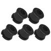 5Pcs Chainring Bolts Lightweight RustProof Easily Install Disc Screw Chainwheel for Mountain Bike Road Bicycle(Black )