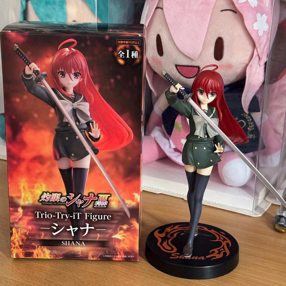 19 см Аниме Shakugan No Shana Шана Накажи Преступление ПВХ Фигурки Действия Модель Коллекция Украшение Аниме Мультфильм Модель Игрушка Подарки