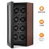 Winding Machine Watch Automatic Winding Machine Watch Case LED Light Holds 8 Built-in (Black, Watches)