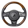 REAL Steering Wheel [Jimny (JB64W) / Jimny Sierra (JB74W)] 42 Brown Wood SZB-42BRW-BK