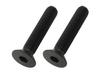 POSH 990630-K2 Мотоциклетные принадлежности Болты с полукруглой головкой (Нержавеющая сталь/Черный) 2 штуки M6X30мм