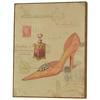 Picture Vintage Retro Fashion Shoe In Glamour Style Golden Slipper