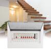 Electric Lighting Distribution Box 7-Way Plastic with 1P Leak  Switch 63A