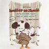 Illustrator miiiiichan Throw Flannel Throw Blanket Suitable for Sofa Living Room Bedroom