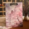 Document Holders Writing Pad Chinese Style A4 File Folder Clipboard  School Supplies