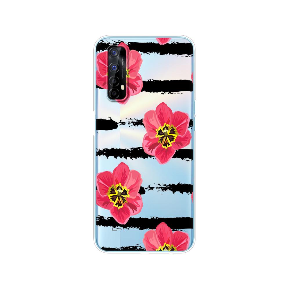 Чехол для Realme 7 для OPPO Realme 7 Pro, противоударный мягкий силиконовый чехол из ТПУ для задней панели телефона Realme7 7Pro, чехол-бампер, чехол