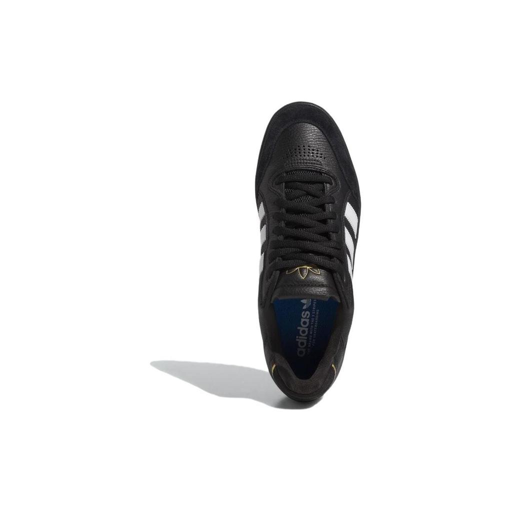 adidas Кожаные кроссовки унисекс Tyshawn Low, черные, белые, золотые, Core-Black Cloud-White Gold-Metallic IE3124