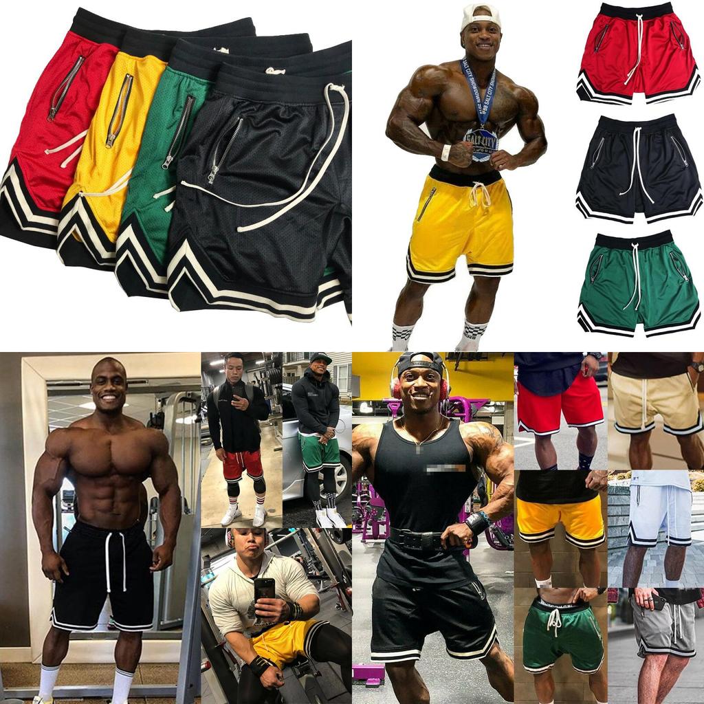 Lightweight Mens Fitness Shorts Perfect For Daily Wear With Comfy Style And Solid Pattern