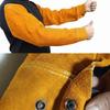 Non-stick Liner Leather Welding Work Sleeves Arm Protection Heat Flame Resistant Welding Arm Sleeve Wear-resistant Thickened