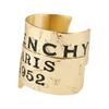 Givenchy brand logo design engraved on the inside brass bracelet women's gold 27917185 BF20J3F003-966-gold 2