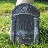 House Foam Party Props Lifelike Halloween Ornaments Halloween Sign Fake Tombstone Garden Decor