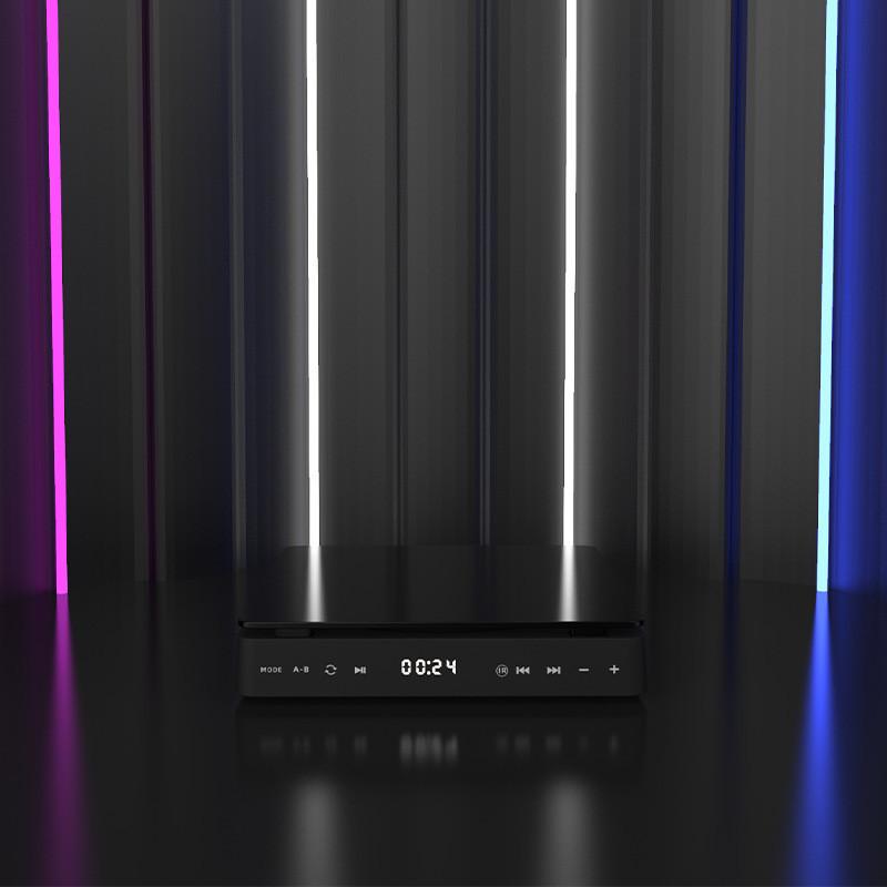 10W Household Touch Panel DVD Player 1080P HD Eye Protection CD Player New Sanyo Movement Children's Mini VCD Machine 170*170*65mm