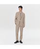 Keoseuuteommellou Beige Regular Fit Twill Setup Pants Cwpam26402Bex