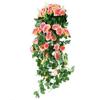 Good Home Decor Home Garden Decor Hanging Rose Flowers Vine Plant Indoor Fake Artificial  Flower Outdoor