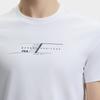 Fila Современное наследие Повседневная дышащая футболка с коротким рукавом Мужские топы Стандартный-Белый F11M431103FWT