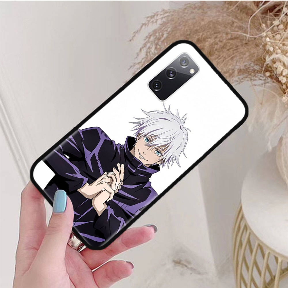 Черный чехол для OPPO Reno 8 6 5 4 Pro Plus Find X3 A17 A3 A31 A38 A40 A53 A54 A55 A74 A76 A78 A77 A80 A94 A95 A96 Lite W-70 Jujutsu Kaisen