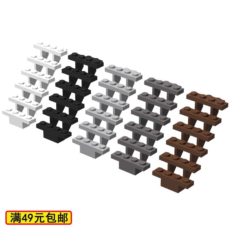 DomesticMOCSplicing Building Blocks Parts Compatible with LE-GO30134 7x4x6Stairs Building Scene