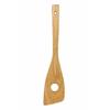 Kicoriya Wooden Spatula with Slots for Cooking, Includes S-Hook for Convenient Storage