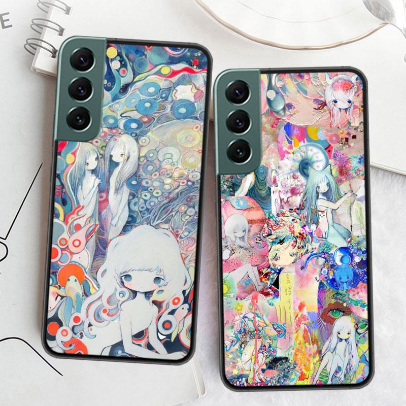 K-KikuoS Art Cute Phone Case Samsung A14 A24 A34 A54 A03S A04S A13 A23 A33 A53 A73 A70 A50S A30 A40 A71 A51 A41 A31 A20E A21 A20